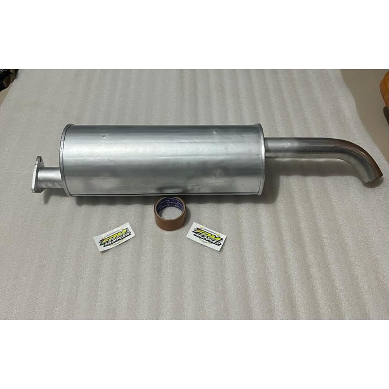 Tabung knalpot truk canter Euro 2 original frm muffler