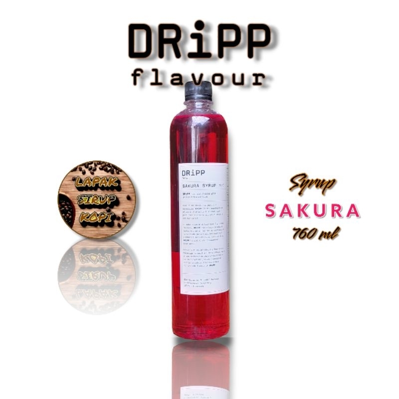 

Dripp - Sakura syrup 760ml - sirup minuman rasa bunga sakura