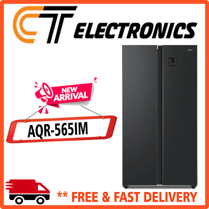 AQUA AQR-565IM Kulkas Side by Side 480 Liter Inverter AQR565IM AQR565