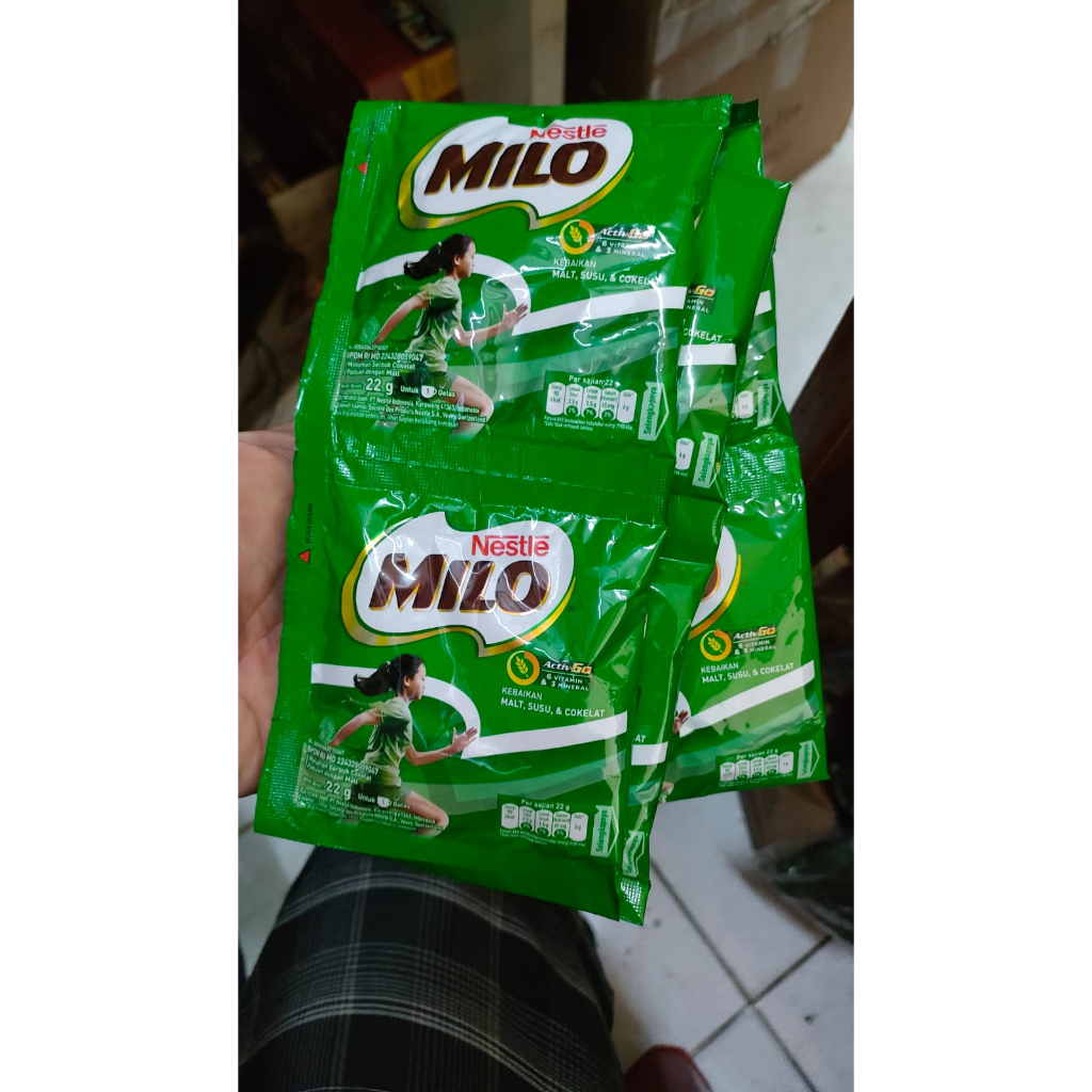 

MILO SACHET 10X22gr - ISI 10 BUNGKUS ATAU BONUS MILO 1 SASET