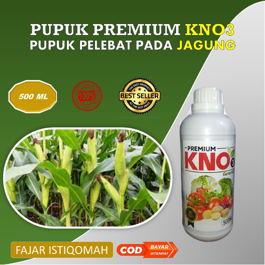 pupuk PREMIUM KNO3 GENERATIF 500ml pupuk organik cair untuk jagung, pelebat pada jagung membantu meningkatkan kualitas jagung saat panen, pupuk jagung berkualitas tinggi, pupuk pelebat jagung meningkatkan panen, pelebat premium untuk jagung