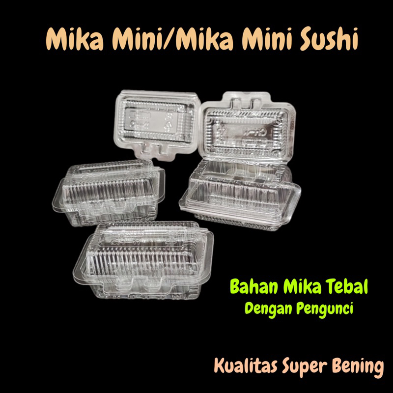 Mika Kue Tart Potong CH11 Mini Mika Sushi (per25 pcs)
