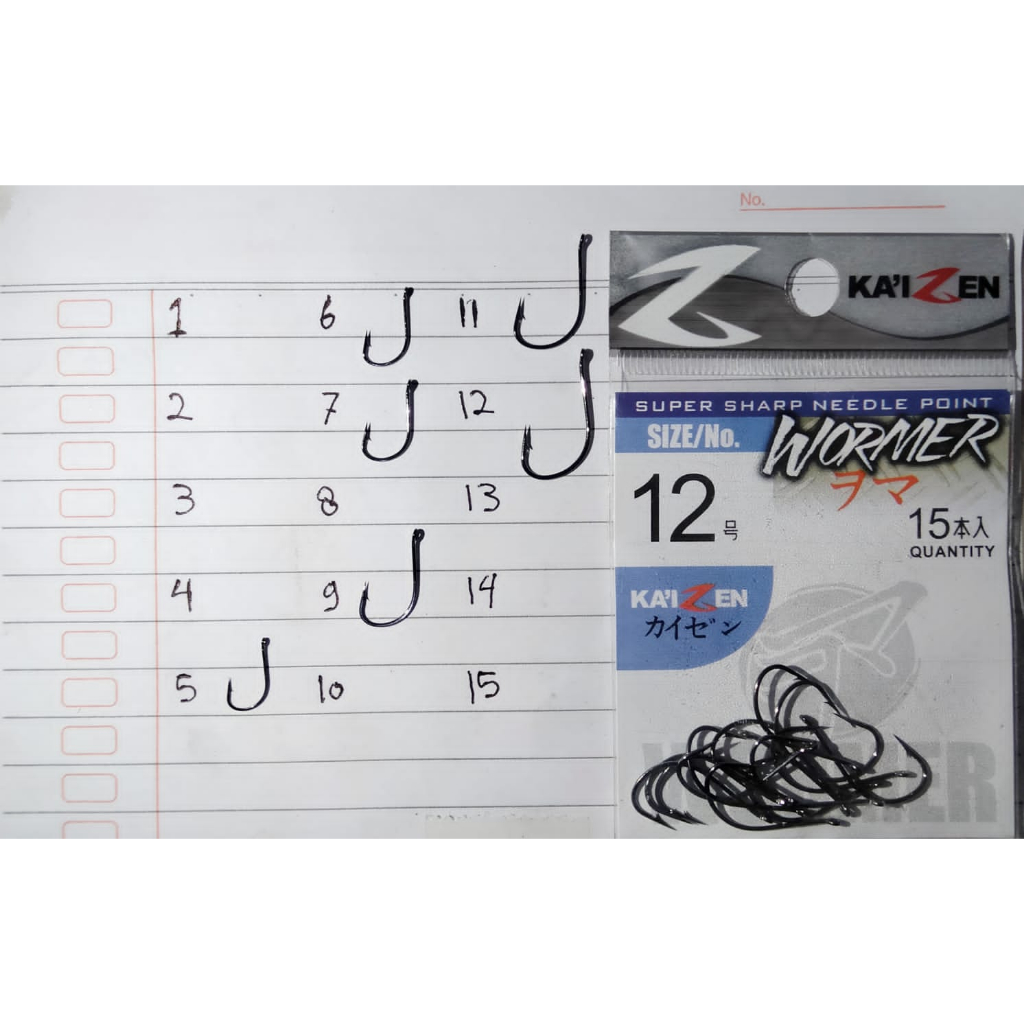 Kail Pancing Kaizen Wormer