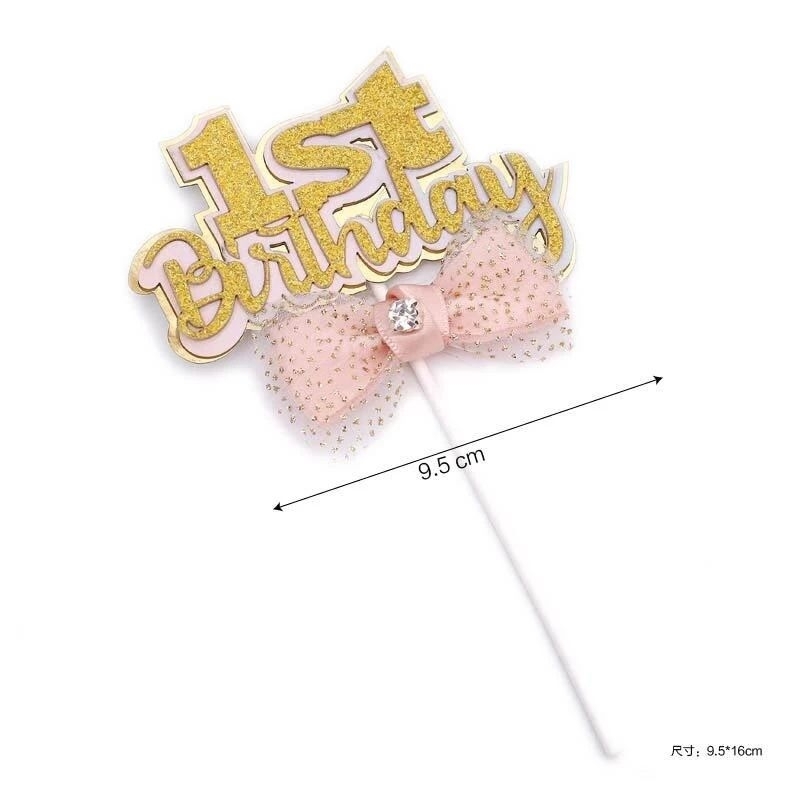 Topper Kue Dekorasi Kue Ulang Tahun Pita Birthday