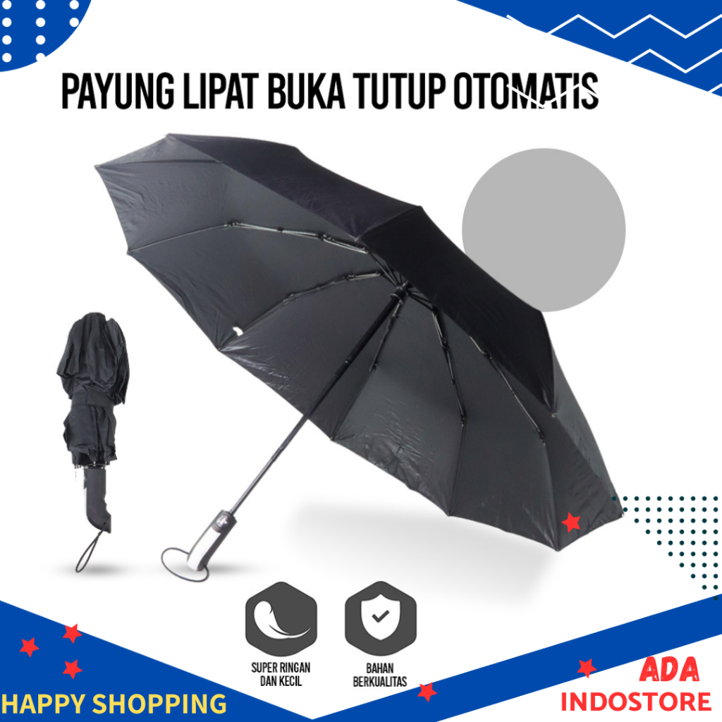 Payung Lipat Buka Tutup Otomatis