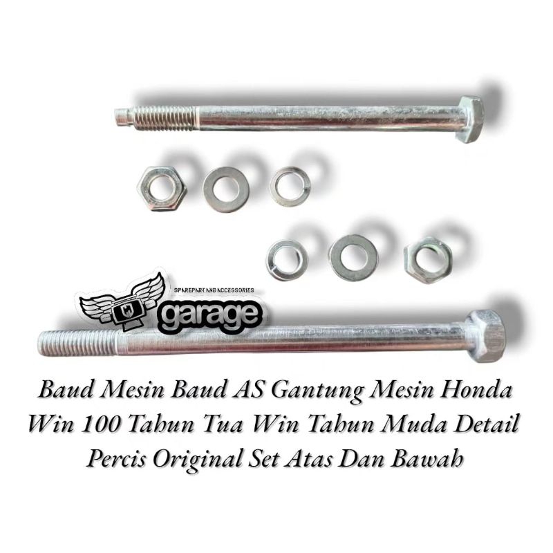 Baud Mesin Win Baud AS Gantung Mesin Honda Win 100 Tahun Tua Win Muda Detail Percis Original Set