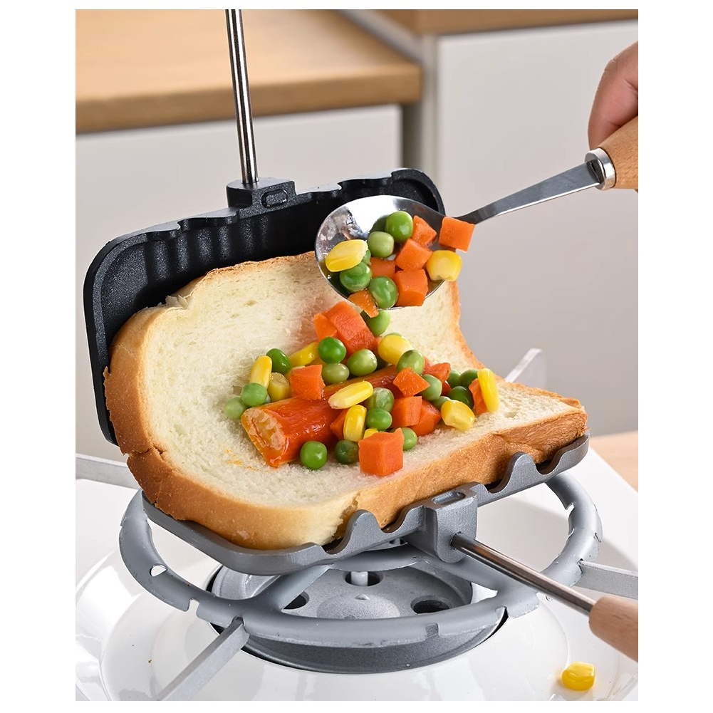 cetakan sandwich sosis waffle maker Alat cetakan sandwich waffle panjang