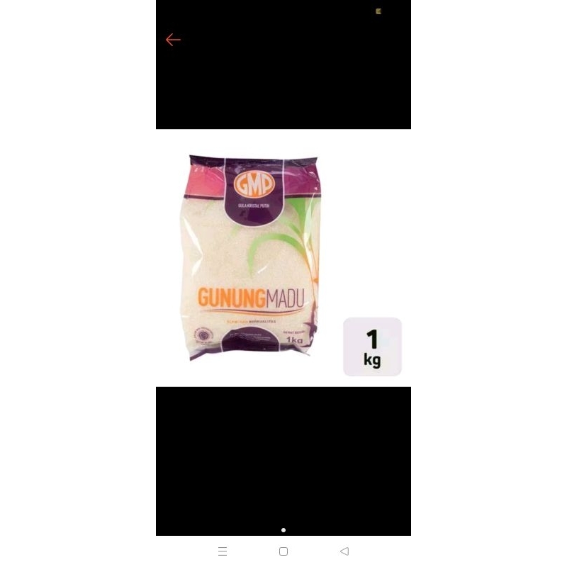 

GULA PASIR GMP GUNUNG MADU 1kg