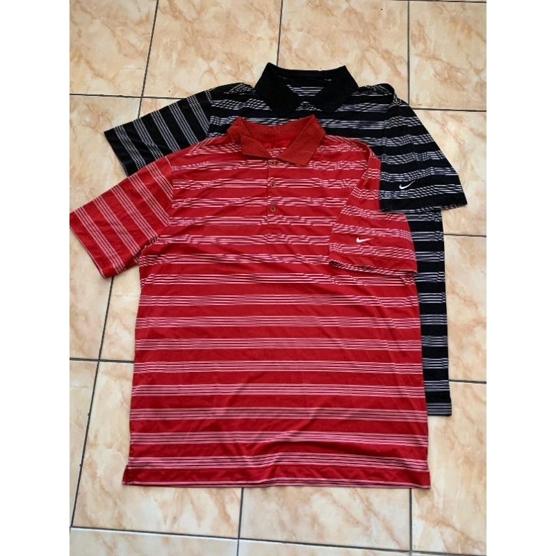 KAOS POLO NIKE WARNA HITAM SECOND