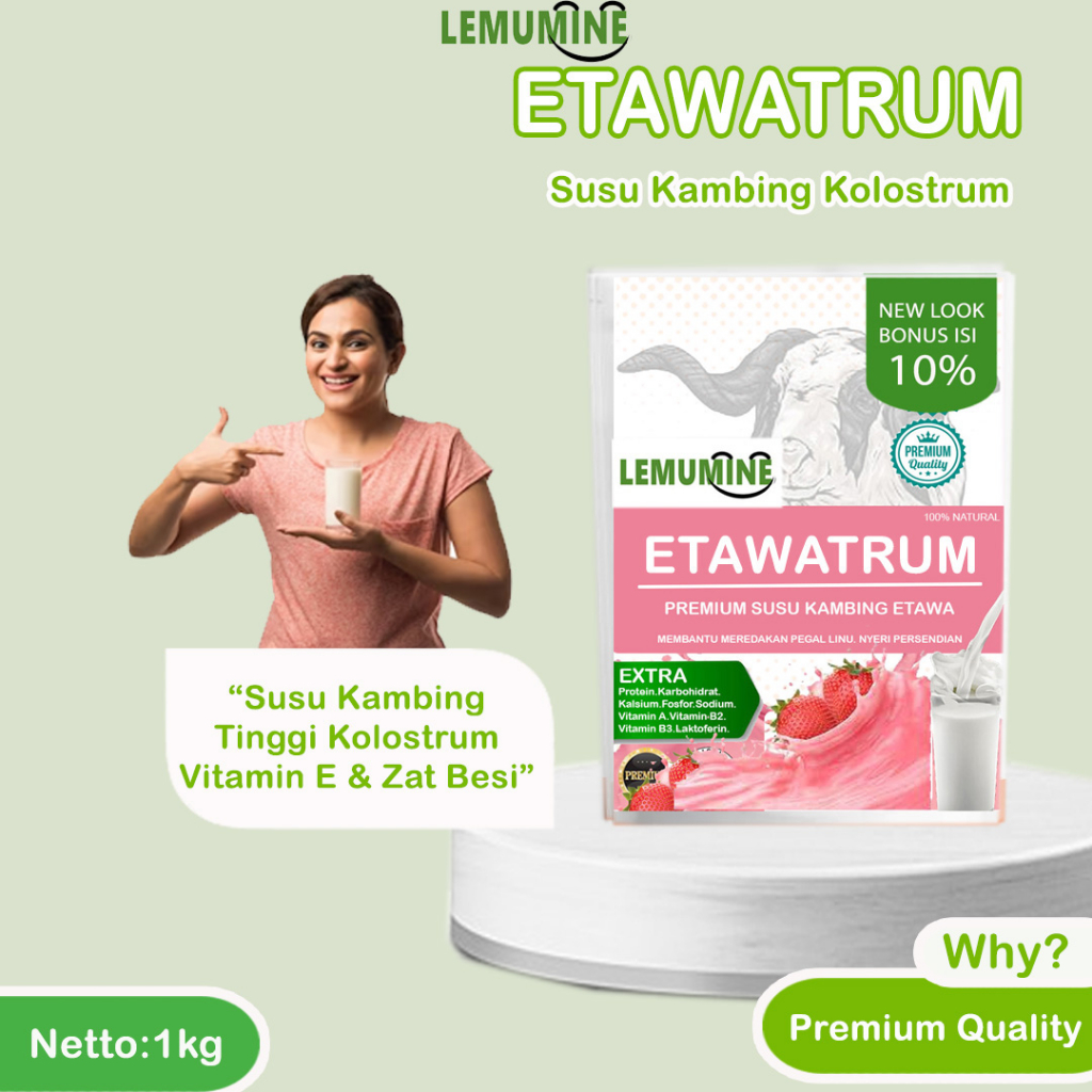 

Susu Kambing Etawa Bubuk 1kg Asi Booster Penggemuk Badan Penambah Nafsu Makan Untuk Asam Urat Susu Sendi Tulang Etawalin Susu Kambing Etawa Bubuk 1kg