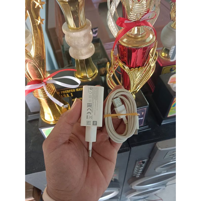 CARGER ORIGINAL SECOND COPOTAN/BAWAAN REDMI NOTE 9 3A 22.5 WATT