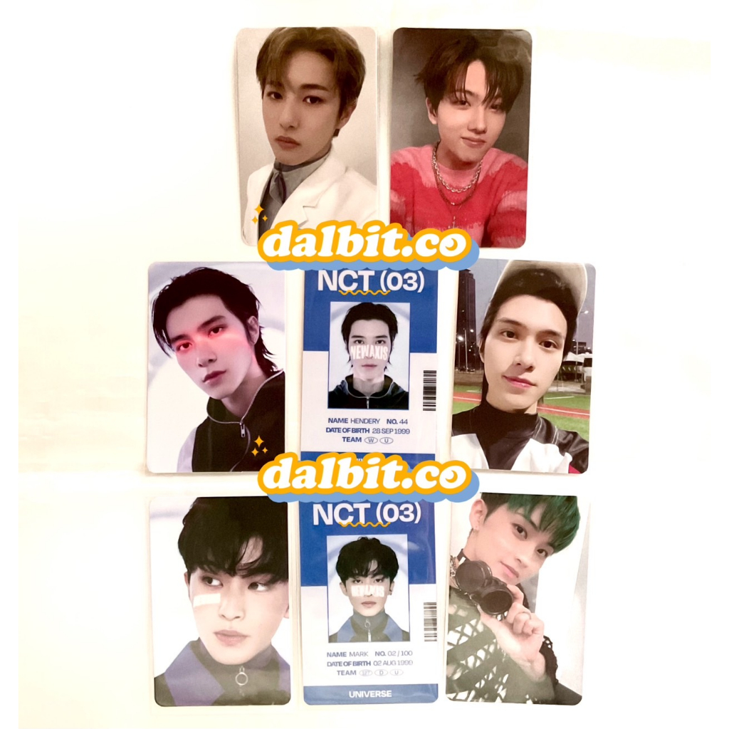 [READY] NCT 2021 UNIVERSE ALBUM PHOTOCARD, TRADING CARD & MECIMA POB | MARK, HENDERY, JISUNG, RENJUN