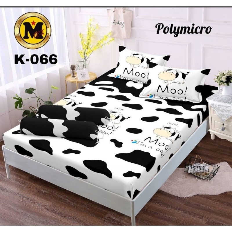 SPREI Home Made Terbaru Sprei Karakter Terbaru Motif Sapi Ukuran 180x200 160x200
