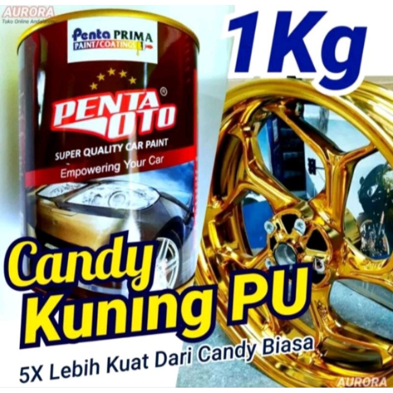 Cat Candytone Candy YELLOW PC 010 PU Penta Oto Candy Tone Kuning