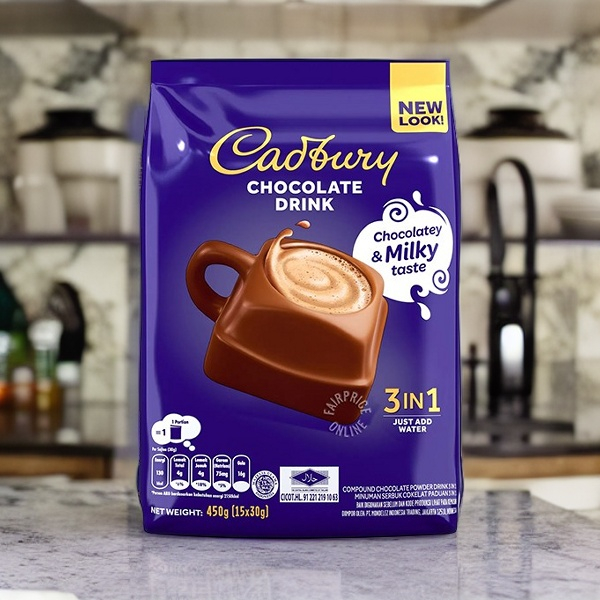 

Cadbury Hot Chocolate Drink 450g ( 15 sachet x 30g ) Malaysia