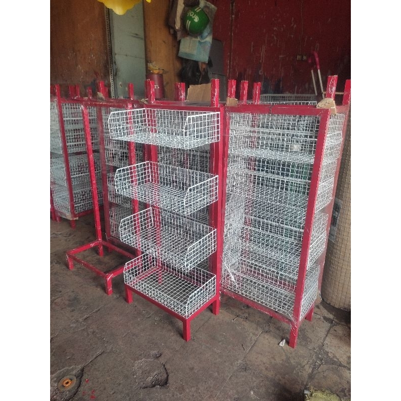 rak Ciki Snack rak warung termurah 4 susun