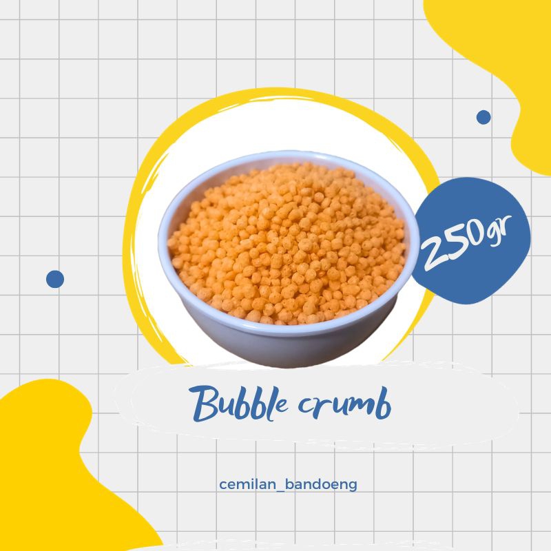 

RICE CRISPY BUBBLE CRUMBS ORANGE KEMASAN 250 GR