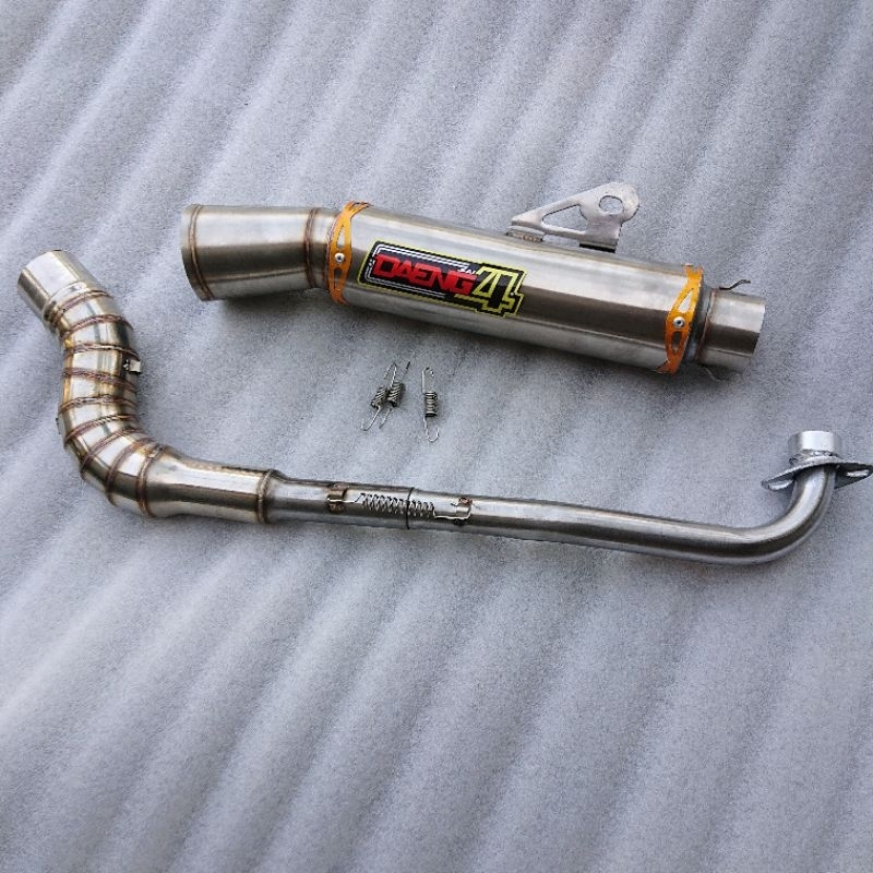 exhaust Racing 28mm Daeng exzos Wave125 Wave 110 wave 100 ex5 lagenda dash 125 dash 110 kriss 100 Kr