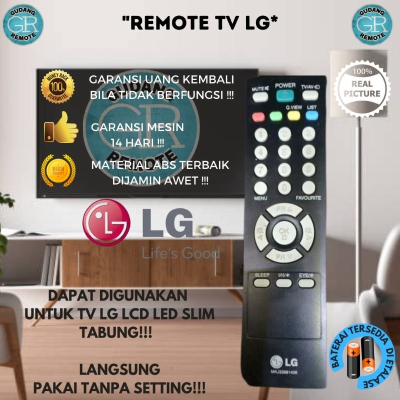 Remote Remot TV LG LED/LCD/Slim/Tabung