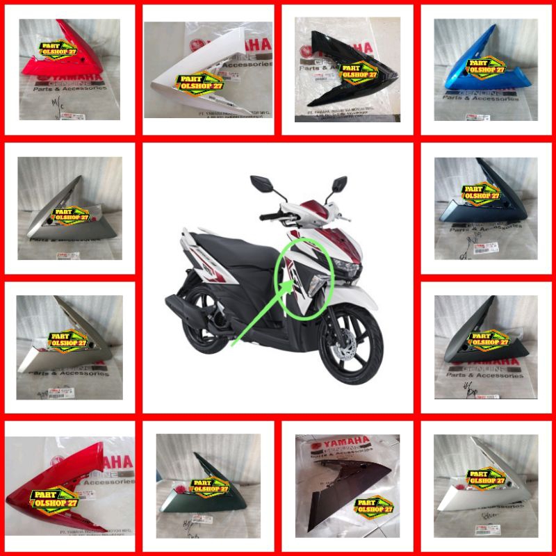 Mole, Sayap Body Depan Samping Sen Sein Soul GT 125 Bluecore Kanan Kiri Original Yamaha