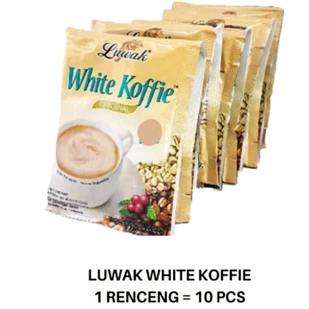 

Luwak White Coffee Koffie Original RencengIsi 10 sachets x 20 gr