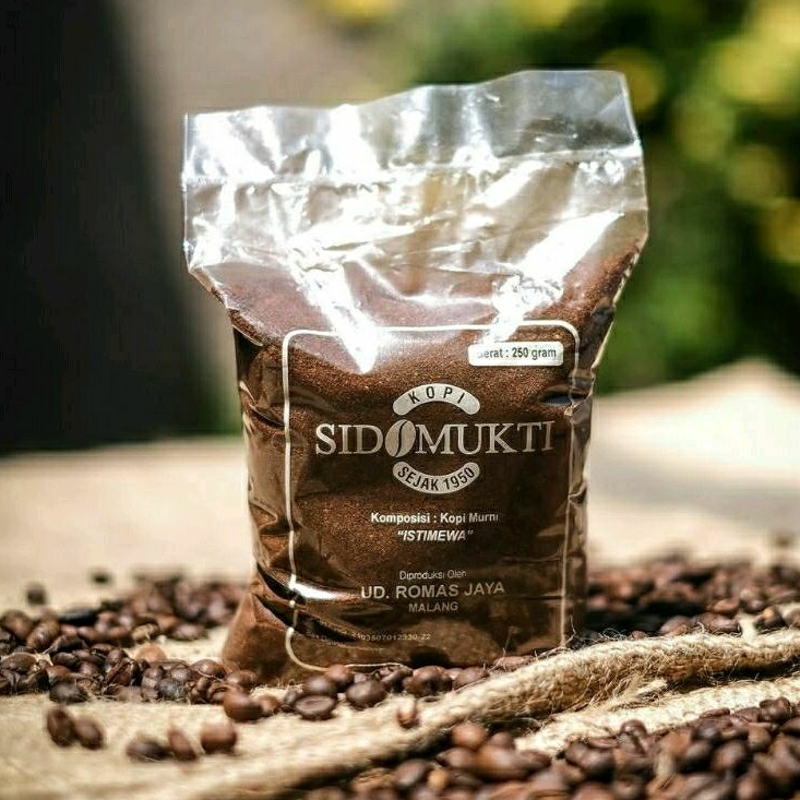 

Kopi 100% Robusta Sido Mukti Istimewa Malang bubuk/ biji, 250gr