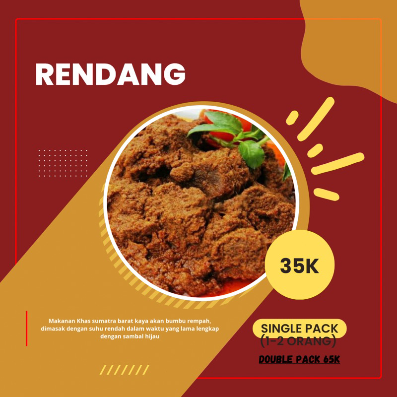 

Rendang daging sambal hijau