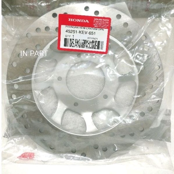 45251-KEV-651 PIRINGAN CAKRAM DEPAN UK: 220 SUPRA X SUPRA FIT LAMA
