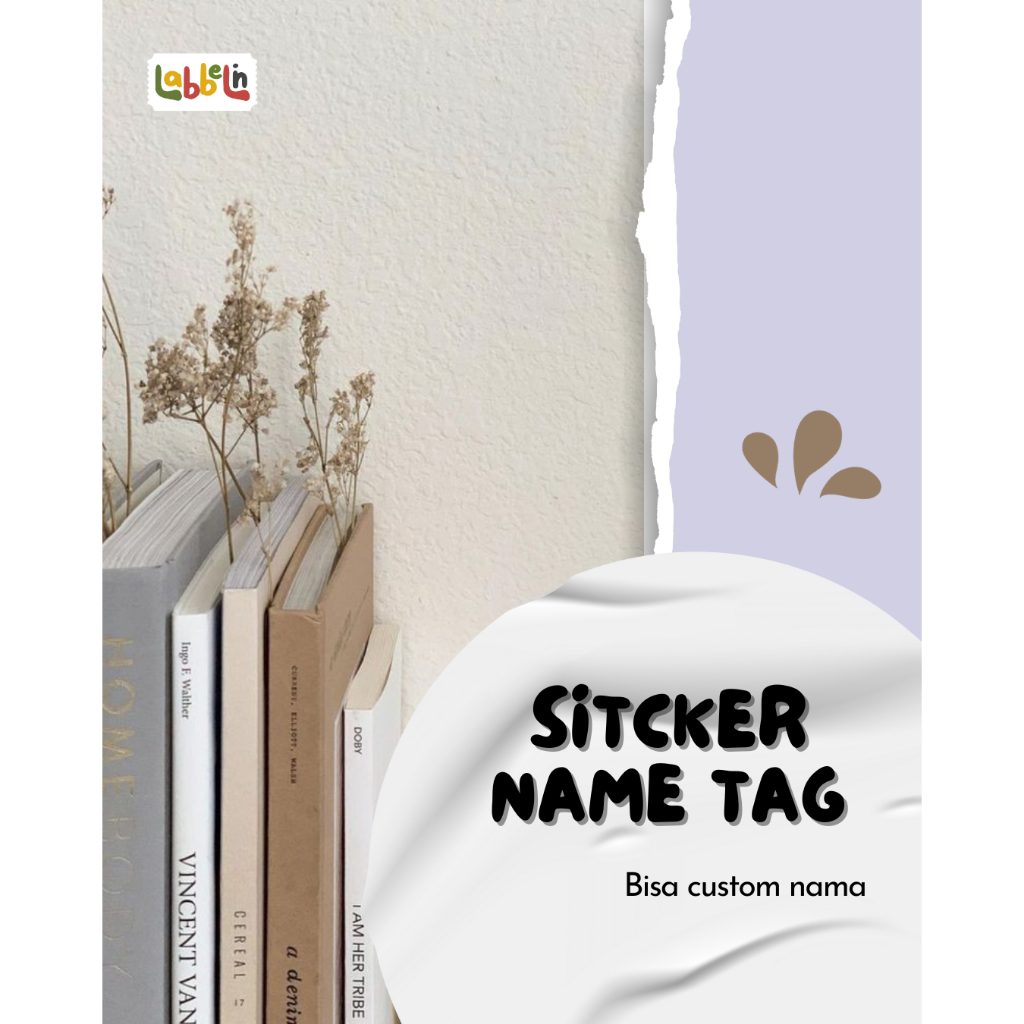

Sticker Label Nama & Buku Sekolah (Hanya Nama)
