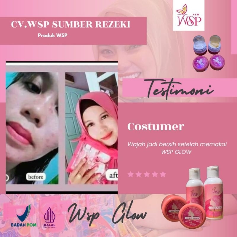 Skincare WSP/cream wsp bpom/wspglow