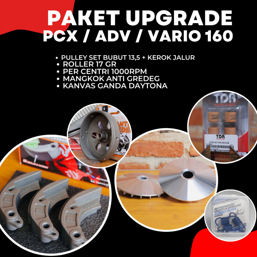 Paket Upgrade CVT Vario / PCX / ADV 160