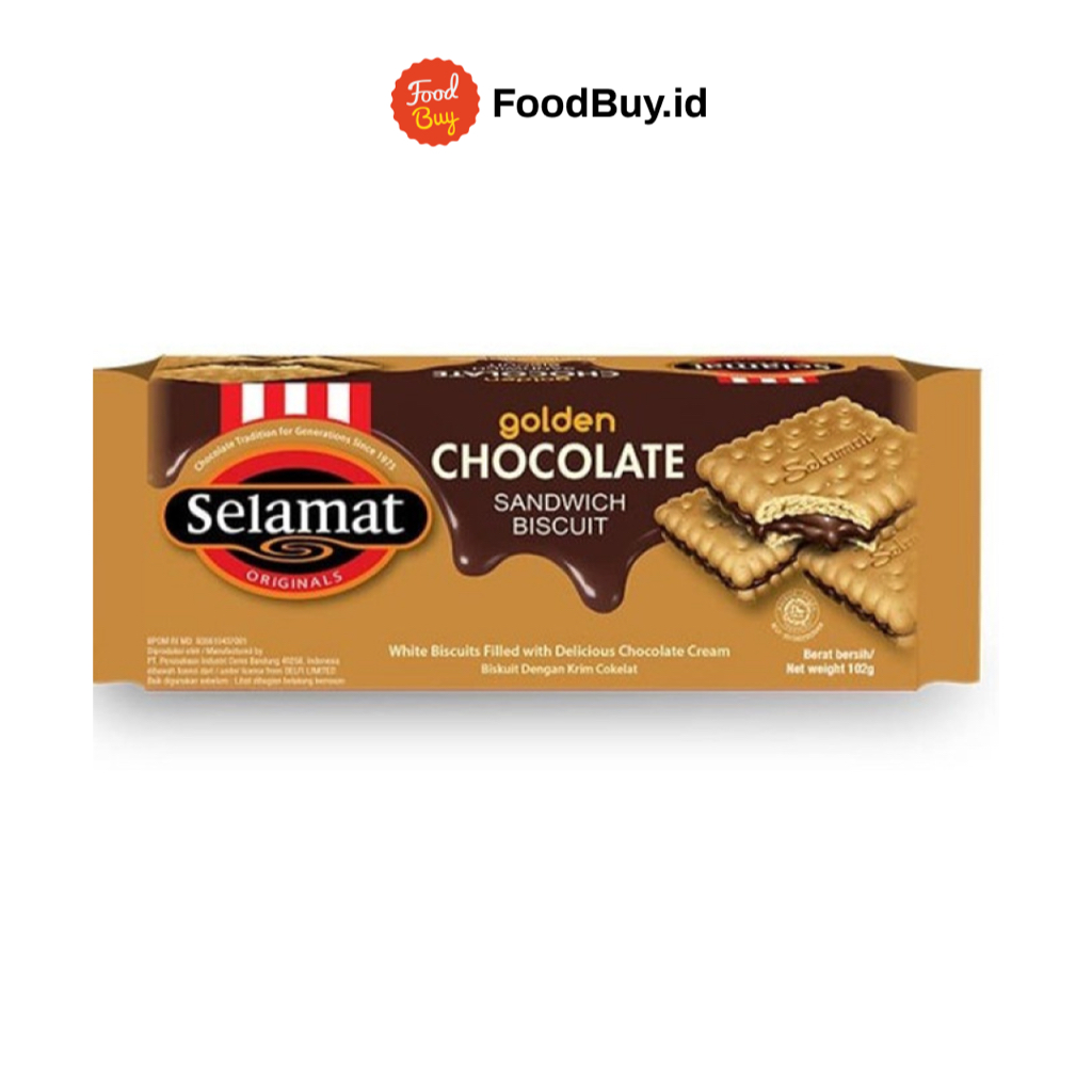 

Selamat Sandwich Biscuit Golden Chocolate 102 gr