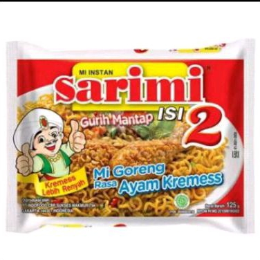 

Sarimi Isi 2 Mi Goreng Rasa Ayam Kremes 125 gr