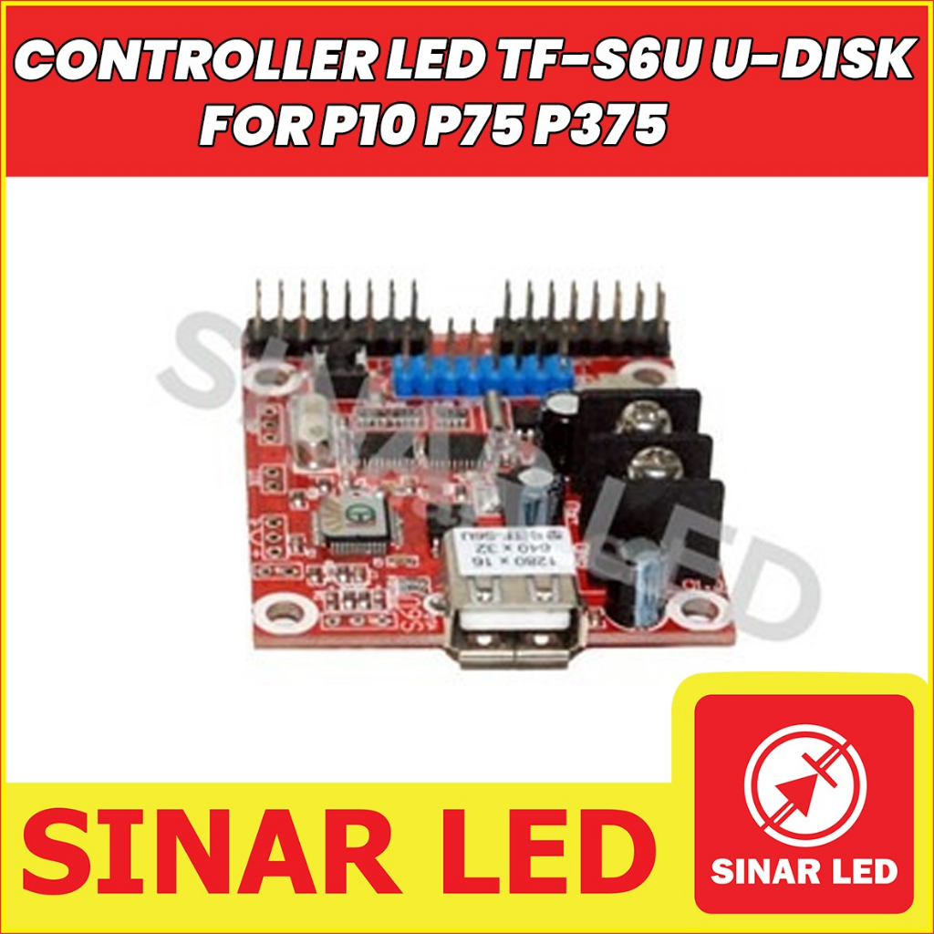 Controller LED TF-S6U U-DISK for P10 P75 P375