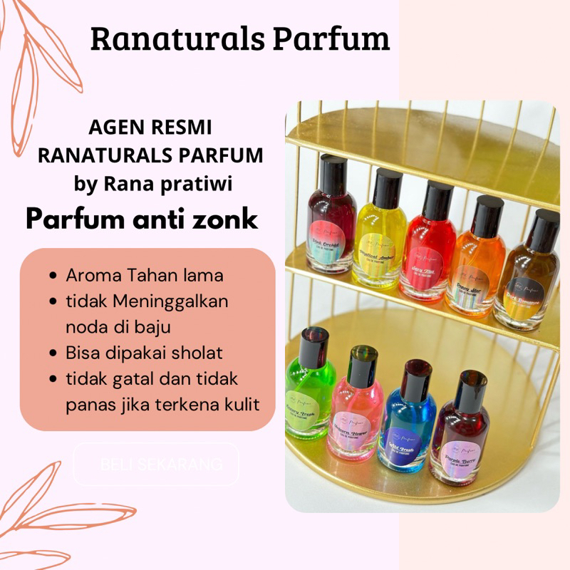 Ranaturals parfum Rana Pratiwi / Parfum unisex pria wanita