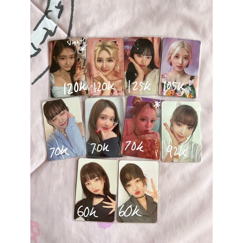 [READY & OFFICIAL] ive photocard eleven japan lesserafim chaewon rei leeseo liz gaeul aespa winter e