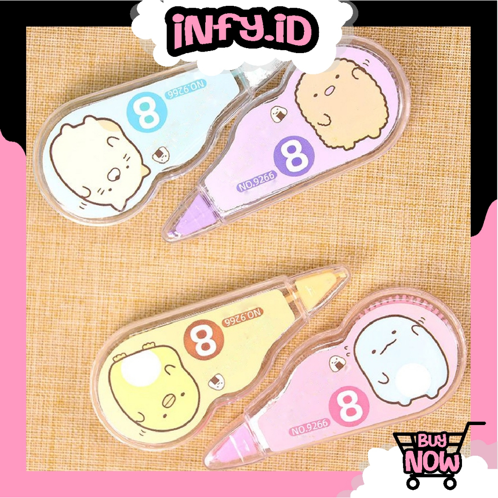 

INFY - Tip Ex Tipe X Roll Karakter Tipex Harga Per Pcs S087