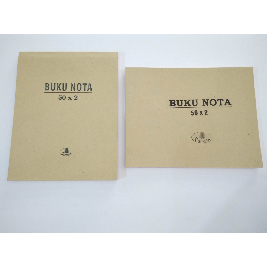 

Buku Nota 1/2 Folio HVS 50 x 2ply Cemara