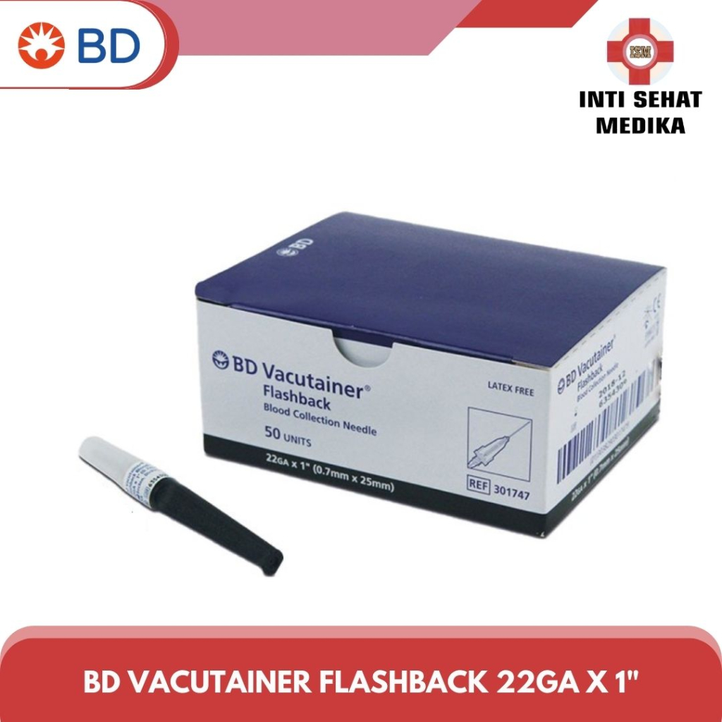 BD Vacutainer Flashback Needle No.22GA