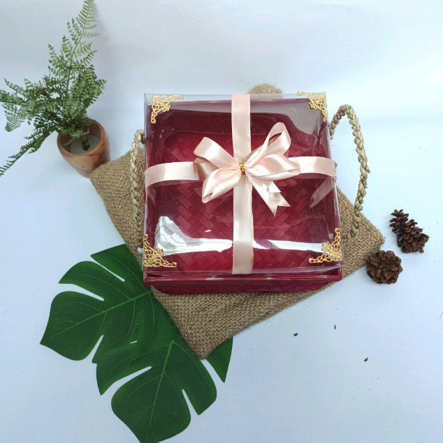 Box packaging premium Warna Pink + Emas Berbagai Ukuran I Wadah seserahan sanggang manten kotak hant