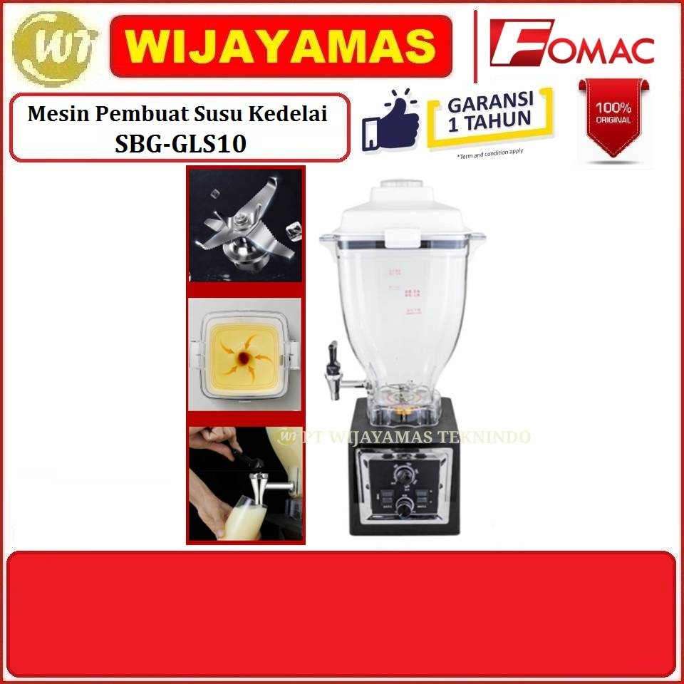 Mesin Susu Kedelai SBG-GLS10 Soy Milk Grinder FOMAC