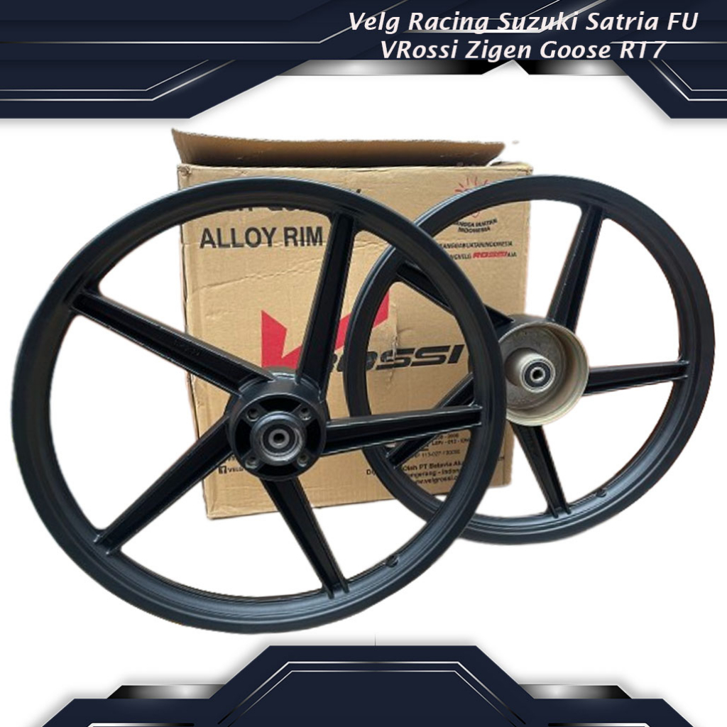 Velg Racing Suzuki Satria 2 Tak Satria HIU Lumban VRossi Zigen Goose R17