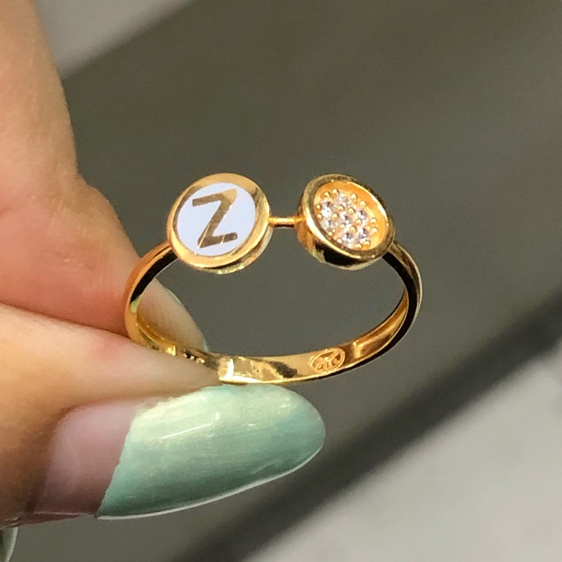 ME4- CINCIN HURUF Z 1.32GR KADAR 375 UKURAN 16