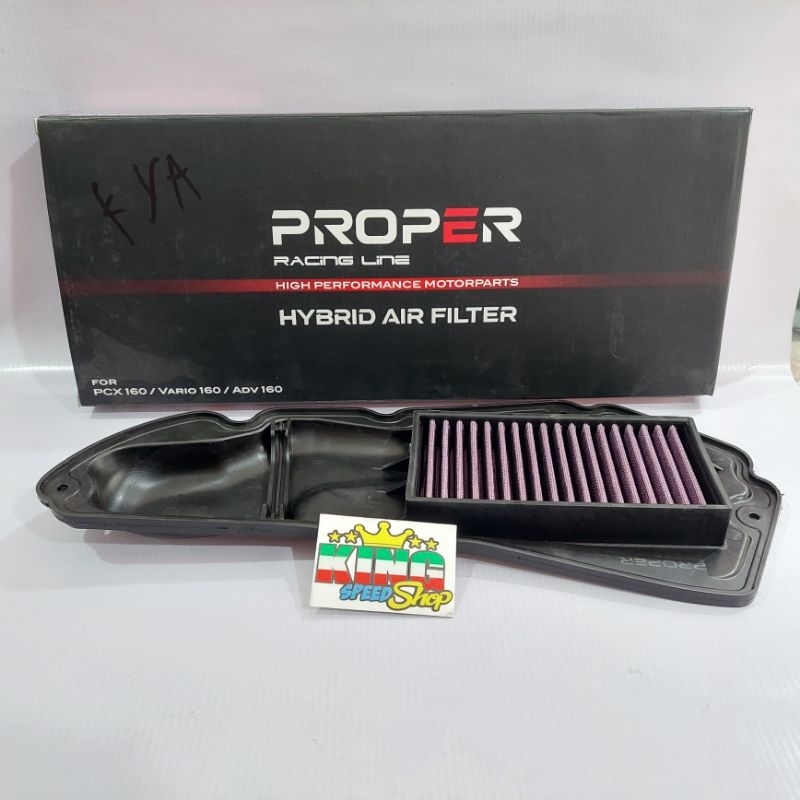 FILTER UDARA PROPER BUAT PCX 160 / PCX 150 / VARIO 150 / GENIO / BEAT FI / BEAT KARBU  / NEW NMAX / 