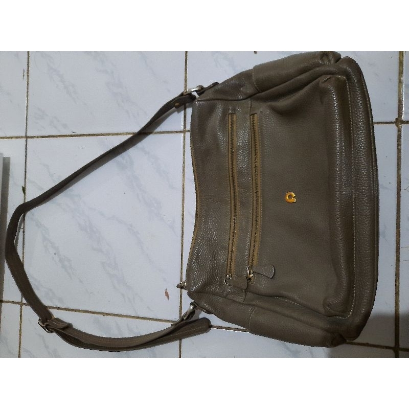 Tas Papillon Slempang Abu Original