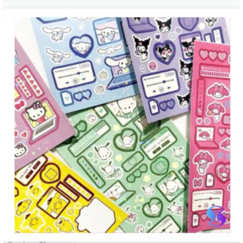 

Stiker Laser / sticker hologram Sanrio