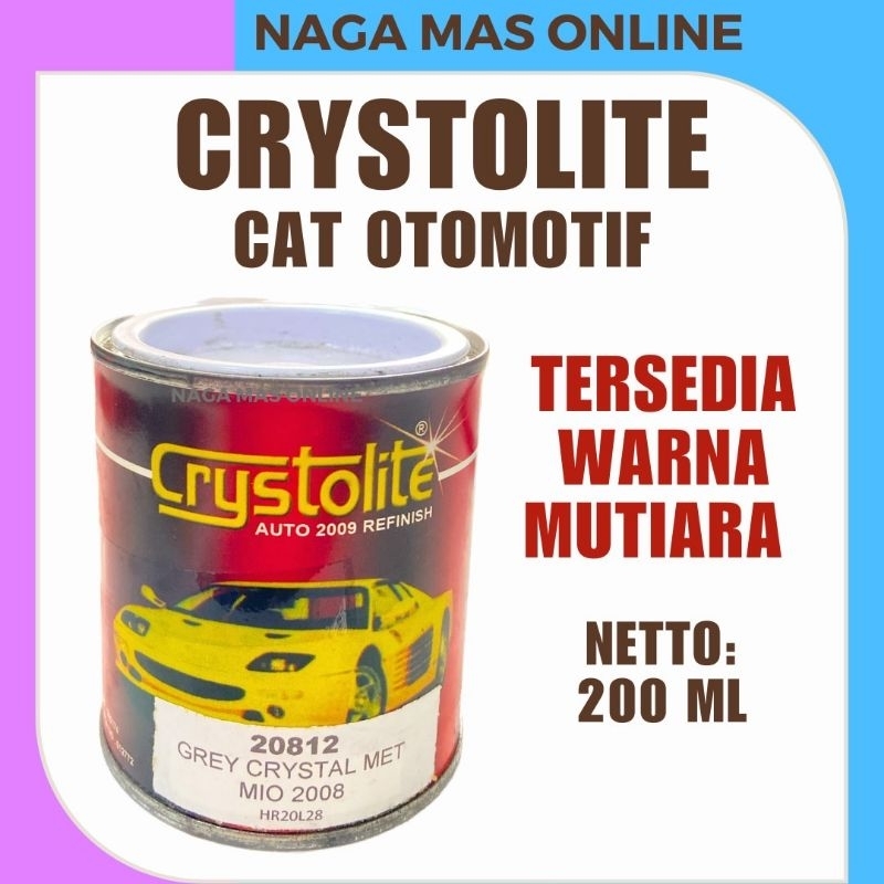 CAT MUTIARA LEMBAYUNG 200 ML MEREK CRYSTOLITE / CAT DUCO WARNA MUTIARA PEARL / CAT DUCO LEMBAYUNG