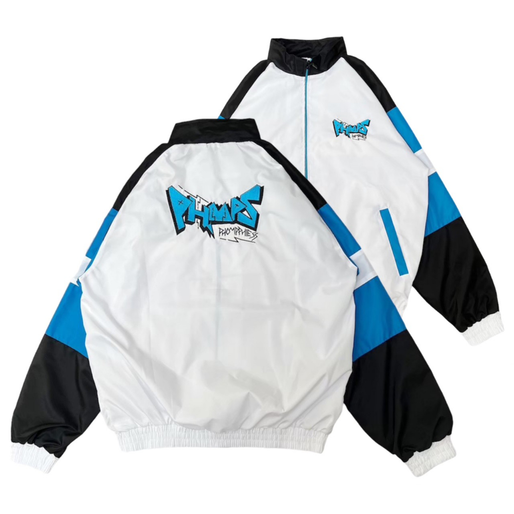 Jaket Retro PHPMS Sport Anti Air Unisex Jaket Pria Wanita