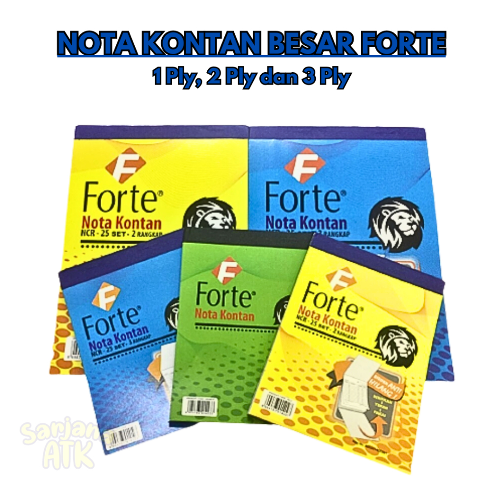 

Buku Nota Kontan Besar Forte / Nota Kontan Rangkap Besar / Nota Kontan Olshop