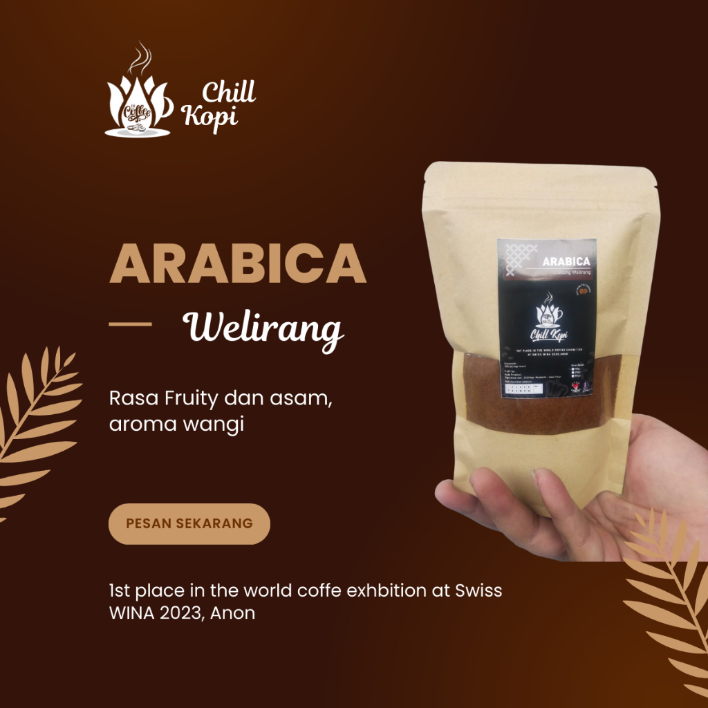 

Kopi Arabica Original Medium Welirang (100gr)